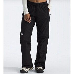 THE NORTH FACE HYVENT 2,5L Women's Black Rain Trousers Small Gorpcore Outdoors